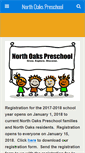 Mobile Screenshot of northoakspreschool.org