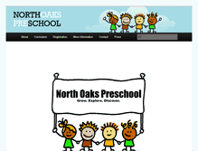 Tablet Screenshot of northoakspreschool.org